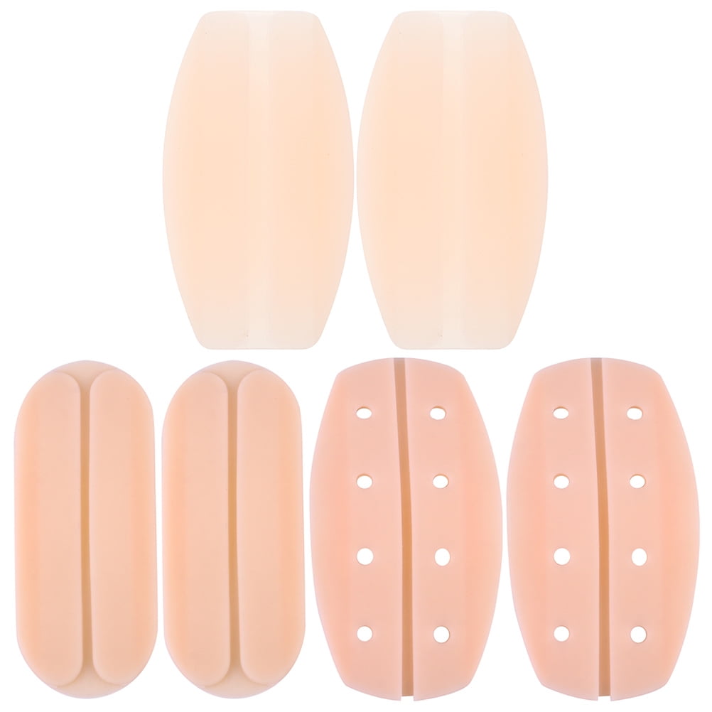 6Pcs Nonslip Shoulder Pads Reusable Bra Strap Holders Invisible
