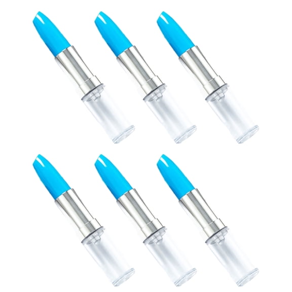 6Pcs Novelty Lipstick Ballpoint Pen for Women, Lipstick Shaped Writing Pen for Office, Stocking Fillers, Decoration