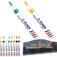 thumbnail image 1 of 6Pcs Oil Based Golden Paint Pens for Tombstone Repair, Waterproof Marker Pens for Restoring Faded Grave Inscriptions & Lettering on Granite Headstones, Ceramic, Mugs Outdoor Stone Surfaces, 1 of 6