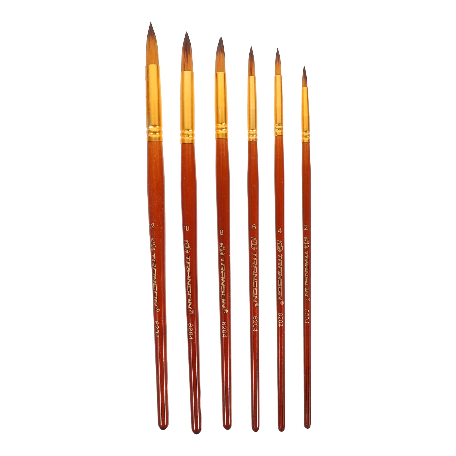 6Pcs Oil Painting Supplies Multiuse Paintbrushes Art Student