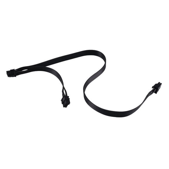 6Pcs PCI Express 8Pin to Dual 6+2Pin Power Supply Cable PCIe 8 Pin 1 to 2 Spliter Cable for //-