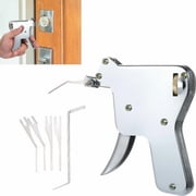 6Pcs Padlock Repair Tool Set Door Opener Locksmith Practice Pick Tool with Powerful Jump Head