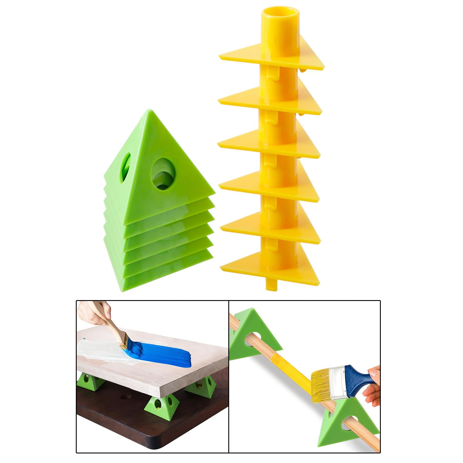 6Pcs Paint Pyramids for Painting, Pyramid Stands for Painting, Dual Use