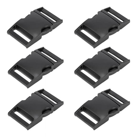 6Pcs Paracord Bracelet Buckles 6Pcs Metal Quick Release Buckles Belt Buckle,1 Inch Bl xc2849