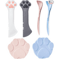 thumbnail image 1 of 6Pcs Pet Food Can Supplies Set 2Pcs Universal Silicone Can Covers Cat Can Lids 2Pcs Multifuctional Mini Spatula Pet Can Opener and 2Pcs Dog Spoons for Pets Dogs Cats Feeding Can, 1 of 6