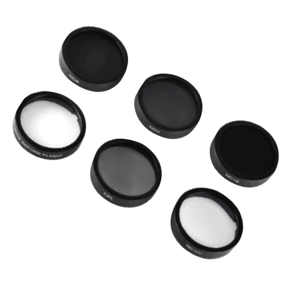 6Pcs Photography Filters for DJI 3pro/3se/4k, Phantom 4 3s ND & UV/CPL, Landscape Enhancement