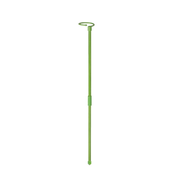 6Pcs Plant Support Stakes,15.75inch Green Telescoping Plant Sticks with Hook for Indoor Plants, Plant Stem Supports for Flowers, Orchids, Roses, Tall Plants, Potted Plant Support