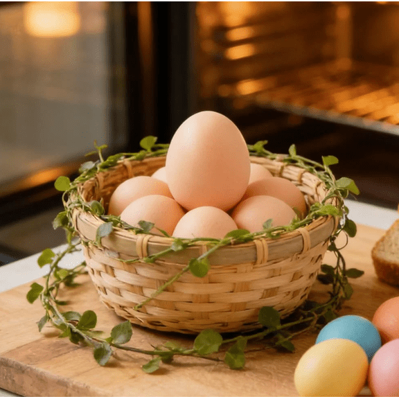 6Pcs Plastic Fake Eggs,Faux Eggs,Artificial Eggs,Realistic Eggs,DIY Dyeable Craft Eggs,Easter Eggs for Painting,Home Decor