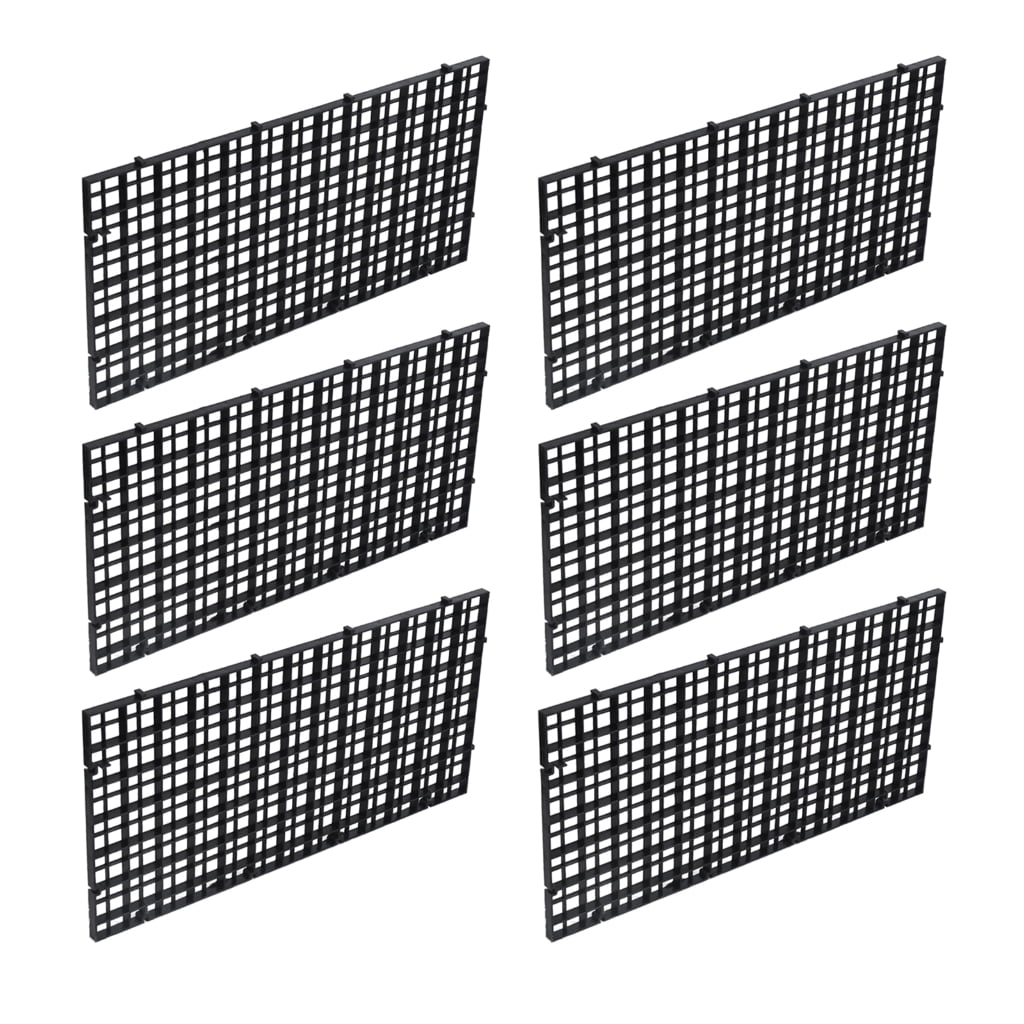 Tank Bottom Diffuser 6Pcs Plastic Grids Divider Trays Aquariums EggCrate Light Diffuser Fish ...