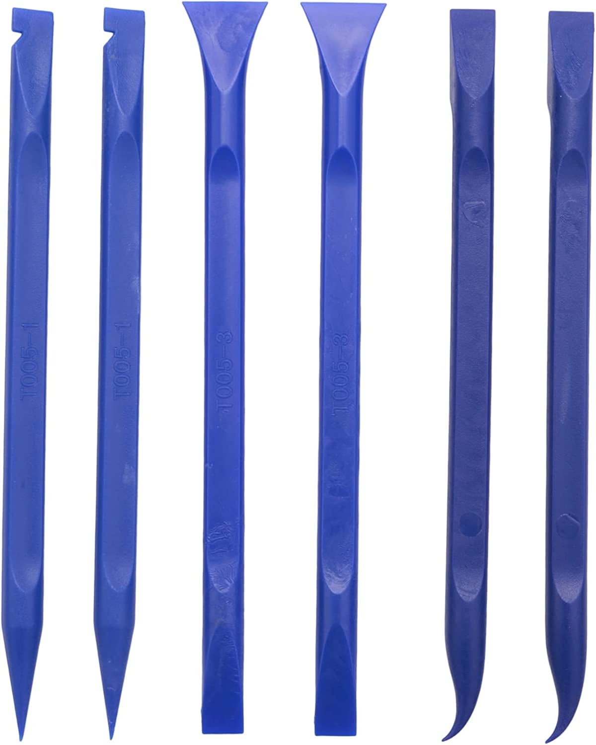 6Pcs Plastic Scraper Cleaning Tool Carbon Fiber Lottery Ticket