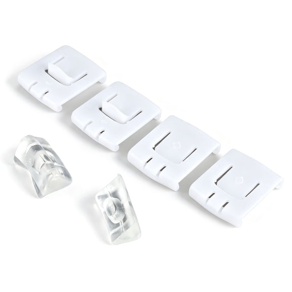 6Pcs Plastic Seat Track Sliders Replacement Set 435881203A Replacement Fits Automotive Golf Series MK1 to Models