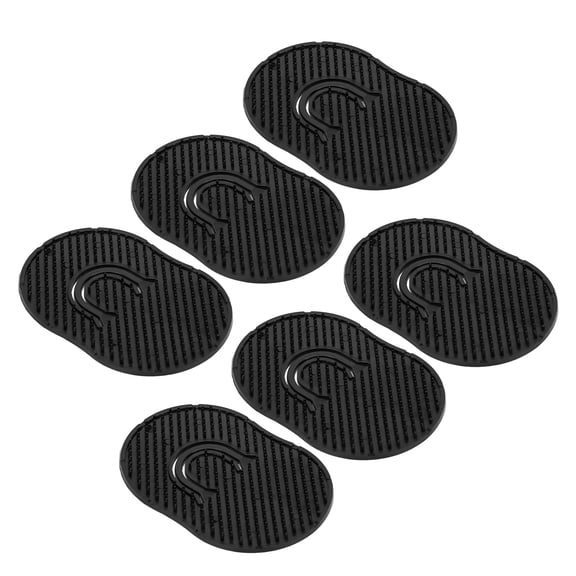 6Pcs Pocket Palm Comb, Portable Flat Massager Hair Brush Comb Dense Comb Teeth  for Men