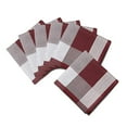 thumbnail image 1 of 6Pcs Pocket Square Hankies Cotton Men's for Women Men Birthday Red, 1 of 9