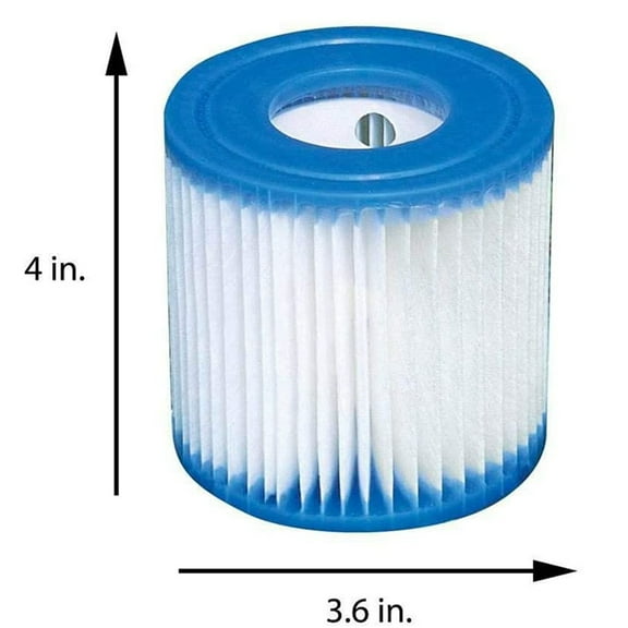 6Pcs Pool Filter Cartridges Type H Replacement Swimming Pool Filter for Pool Filter Pump Cleaner
