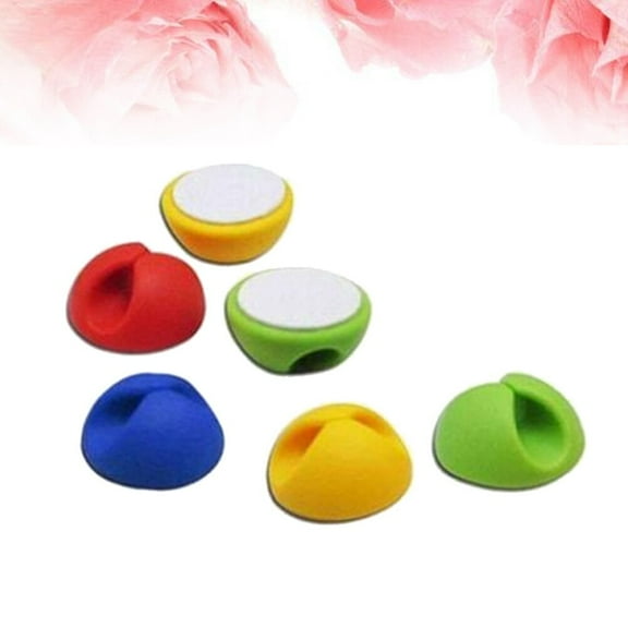 6Pcs Portable Cable Winder Organizer Wrap Wire Winder Headphone Cable Storage Manager(Color Randomization)