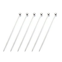 6Pcs Practical Cake Tester Skewer Needle Stainless Steels Cake Tester for Kitchen Home Bakery Tool Easy to Use