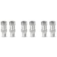 thumbnail image 1 of 6Pcs Pressure Washer Swivel, 3/8 Inch NPT Male Thread Fitting, Stainless Steel, Free to Hose Fitting, 1 of 7