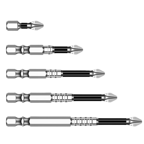 6Pcs Professional Screwdriver Bits Set with Absorption for Accurate Screw Locking in Multiple Applications