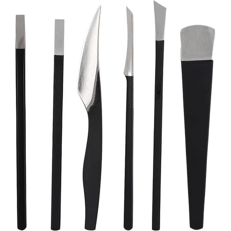 6Pcs Professional Stainless Steel Toenail Clipper Set Cutter Foot Repair Sharp Blade Kit For Ingrown Nail For Foot Files Kit With Storage Bag