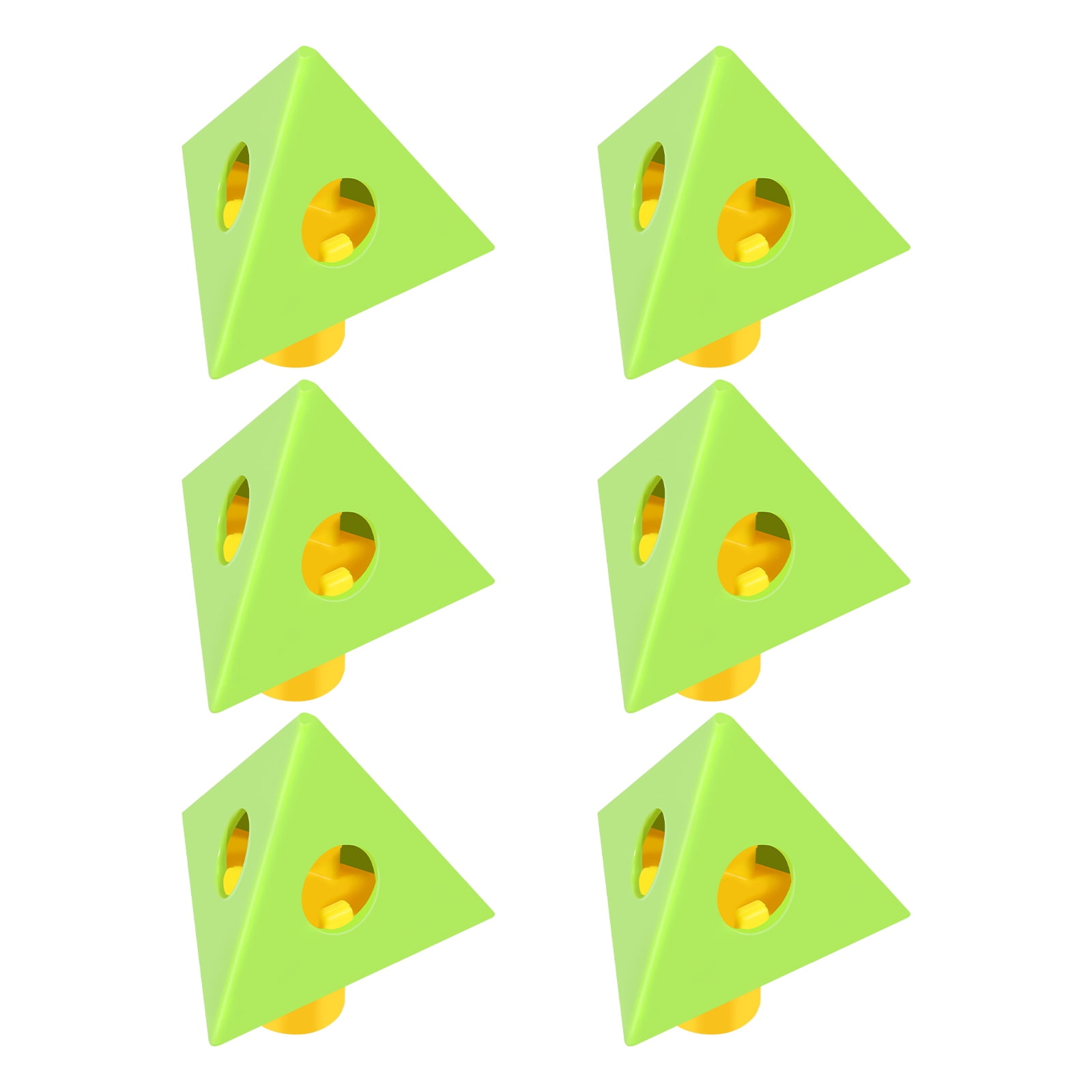 6Pcs Pyramid Painting Stand PVC Mini Cone Paint Stand Portable Painting ...