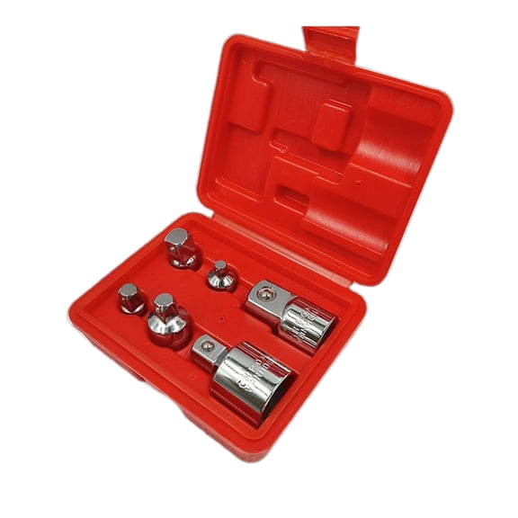6Pcs Ratchet Wrench Socket Head 1/4 3/8 1/2 3/4 inch Socket Converters Adapter for Auto Maintenance Car Repair Tools