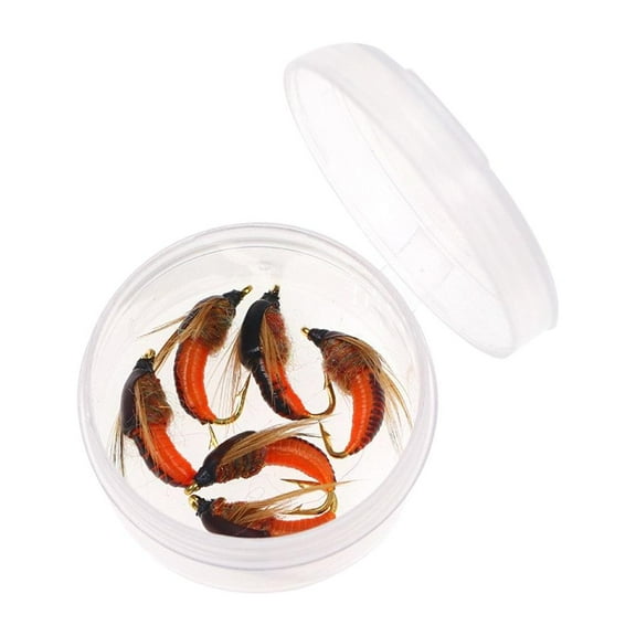 Realistic Nymph Scud Fly Trout Fish Artificial Insect Lure 4-Color G