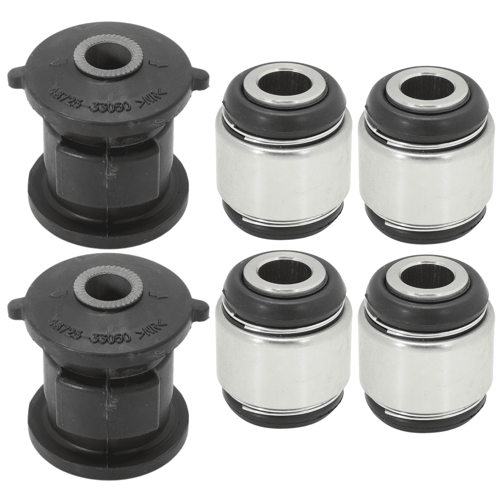 6Pcs Rear Arm Assembly Knuckle Bushings Fit for Avalon Camry Carina