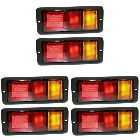 6Pcs Rear Tail Light Bumper Daytime Running Driving Lamps for 1992-1999