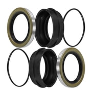 6Pcs Rear Wheel Axle Seal Kit Replace 90310-50006 90313-48001 90301-88077 Compatible with Toyota 4Runner Tacoma T100 Tundra Pickup 1979-2006 Inner Outer Axle Seal Set for Rear Drive Axle