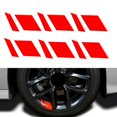 thumbnail image 1 of 6Pcs Reflective Car Wheel Rim Vinyl Decal Sticker Mark Overlay For 18" - 21", 1 of 10