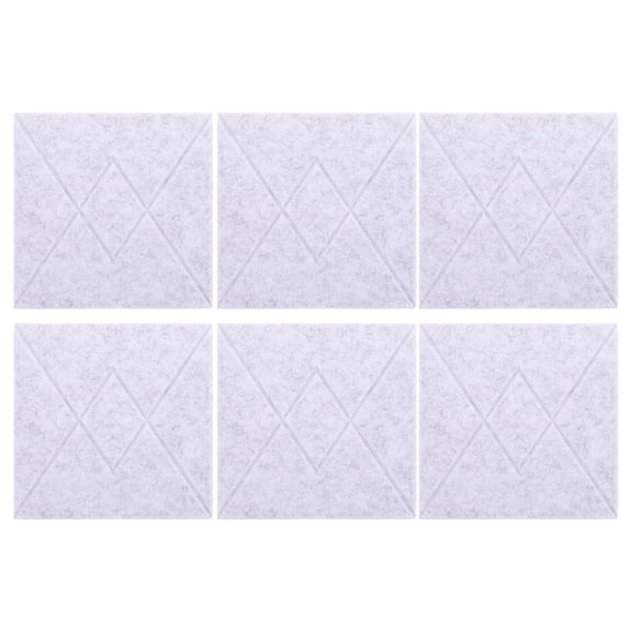 Milisten 6Pcs Grey Notice Board for Office with Soundproofing and Easy Photo Attachment
