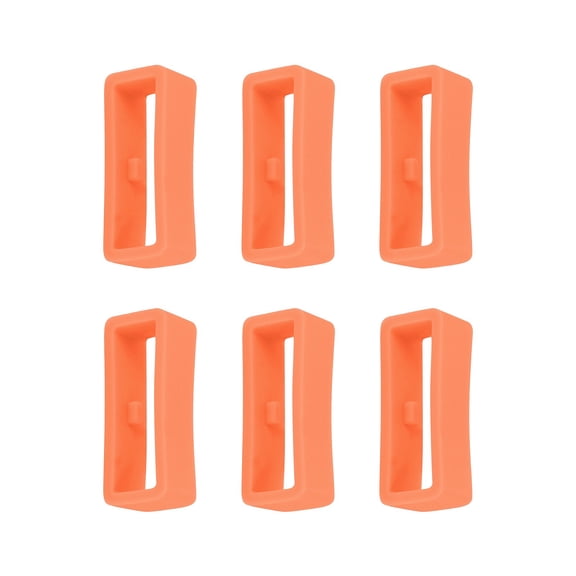 6Pcs Replacement 20/22 mm Inner Width Watch Strap Part, Soft Watch Band Holder for Retaining Sport Hoop Loop Ring Smart Watch Belt