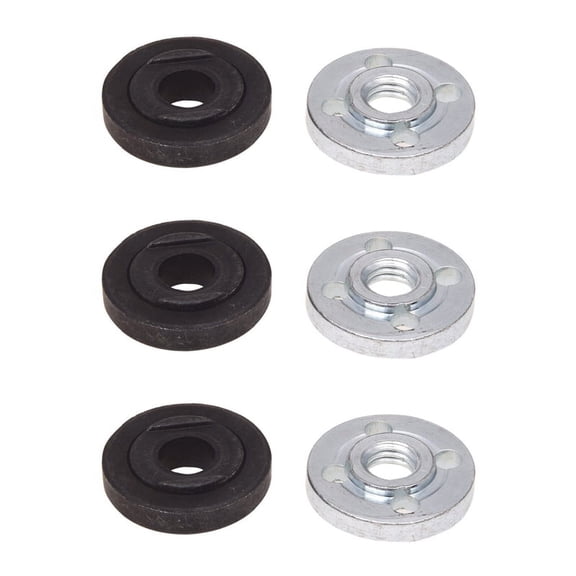 6Pcs Replacement Angle Grinder Part Inner Outer Flange for 9523