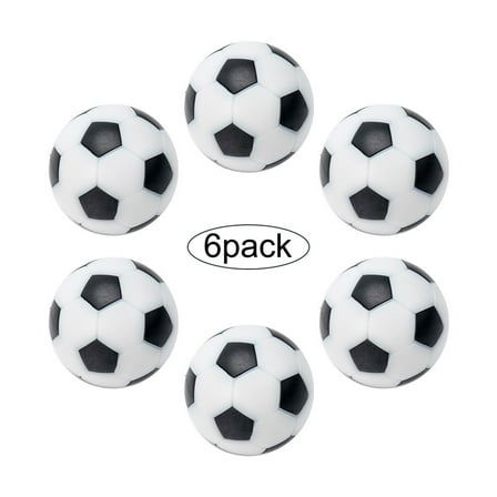 6Pcs Resin Foosball Table Soccer Ball Indoor Games Fussball Football 32Mm Tabletops Competition Sports Slingshot Games Accessory