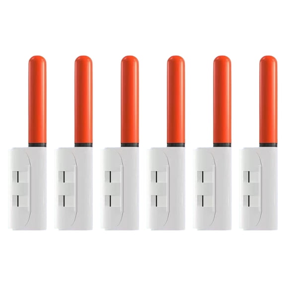6Pcs Reusable Fishing Rod Tip Light Led Fising Glow Stick Fish Rod Alarm Lamp Night Fish Alerts Glow Stick Easy to Use