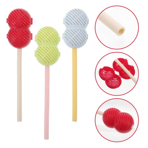 Supvox Versatile Plastic Tea Filter with Straw for Home Use 6Pcs