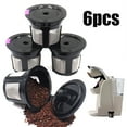 thumbnail image 1 of 6Pcs Reusable Refillable K-Cup Coffee Filter Pod for Keurig K50 K55 Coffee Maker, 1 of 8