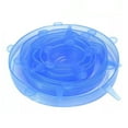 thumbnail image 1 of 6Pcs Reusable Silicone Stretch Lids Wrap Bowl Seal Cover Kitchen Food Storage, 1 of 9