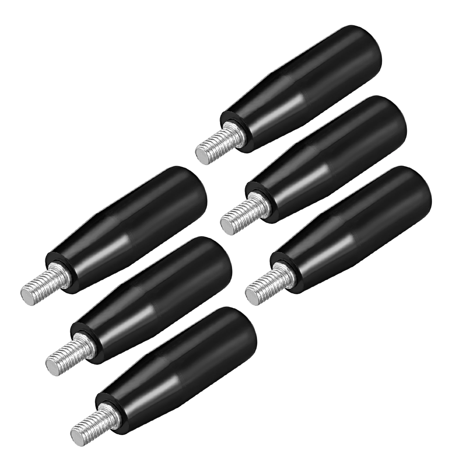 Threaded Machine Handle 6Pcs Revolving Handwheel Machine Handle M6 Male Threaded Stem - Walmart.com