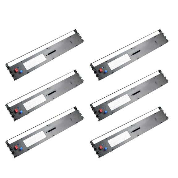 6Pcs Ribbon Replacement Part for OKI5860SP/OKI5660SP/OKI8660 Ribbon Ink Cartridge Holder Ribbon Cartridge Replacement