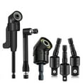 thumbnail image 1 of 6Pcs Right Angle Drill Attachment Set with 105° Angle Drill Adapter and Impact Grade Socket Adapter, 1 of 8