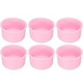thumbnail image 1 of 6Pcs Round Cake Baking Tray, 4*4*2.4" Non-Sticking Baking Molds for Cheesecake & Cupcake & Dessert, Dishwasher Safe, Bakeware for Home Outdoor Party, 1 of 5