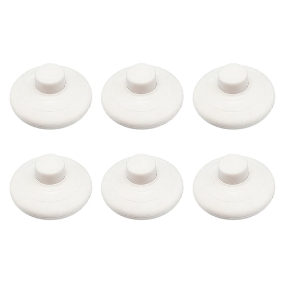 6Pcs Round Foot Pedal Switches Step on Button Control for Floor Lamp Easy Install