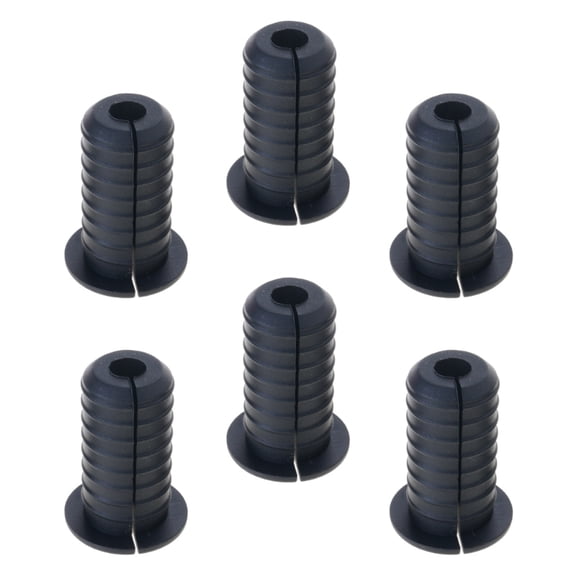 6Pcs Rubber Cable Routing Kits Protective Sleeve Furniture Wall Hole Bushing Wall Grommets for Cables Easy to Use