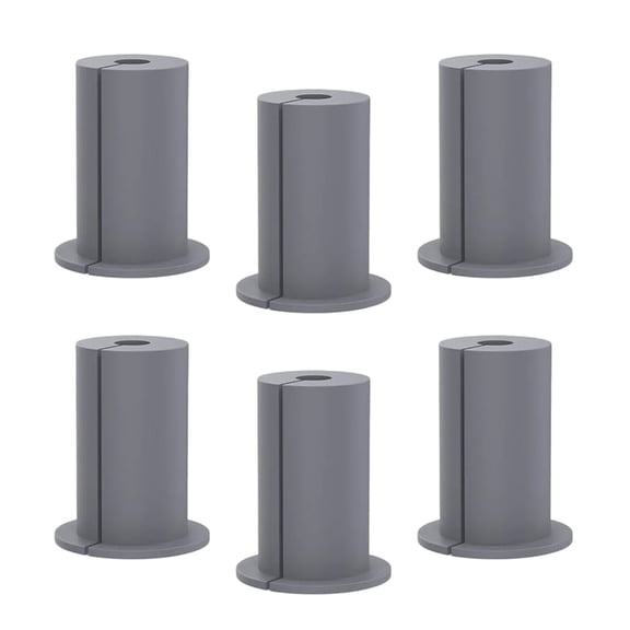 6Pcs Rubber Cable Routing Kits Protective Sleeve Furniture Wall Hole Bushing Wall Grommets for Cables Easy to Use