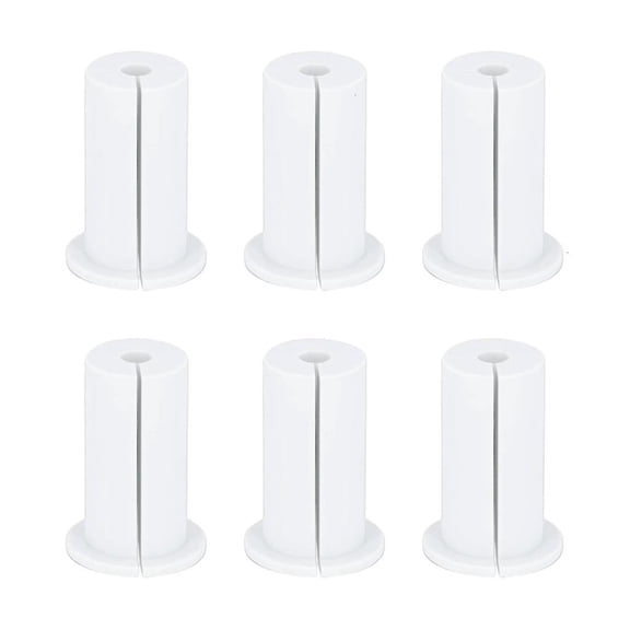 6Pcs Rubber Cable Routing Kits Protective Sleeve Furniture Wall Hole Bushing Wall Grommets for Cables Easy to Use