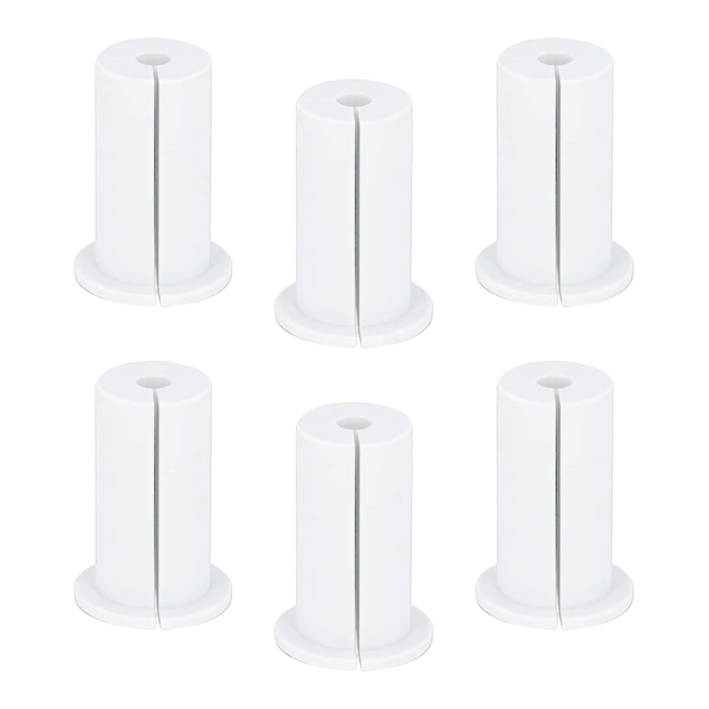 6Pcs Rubber Cable Routing Kits Protective Sleeve Furniture Wall Hole ...
