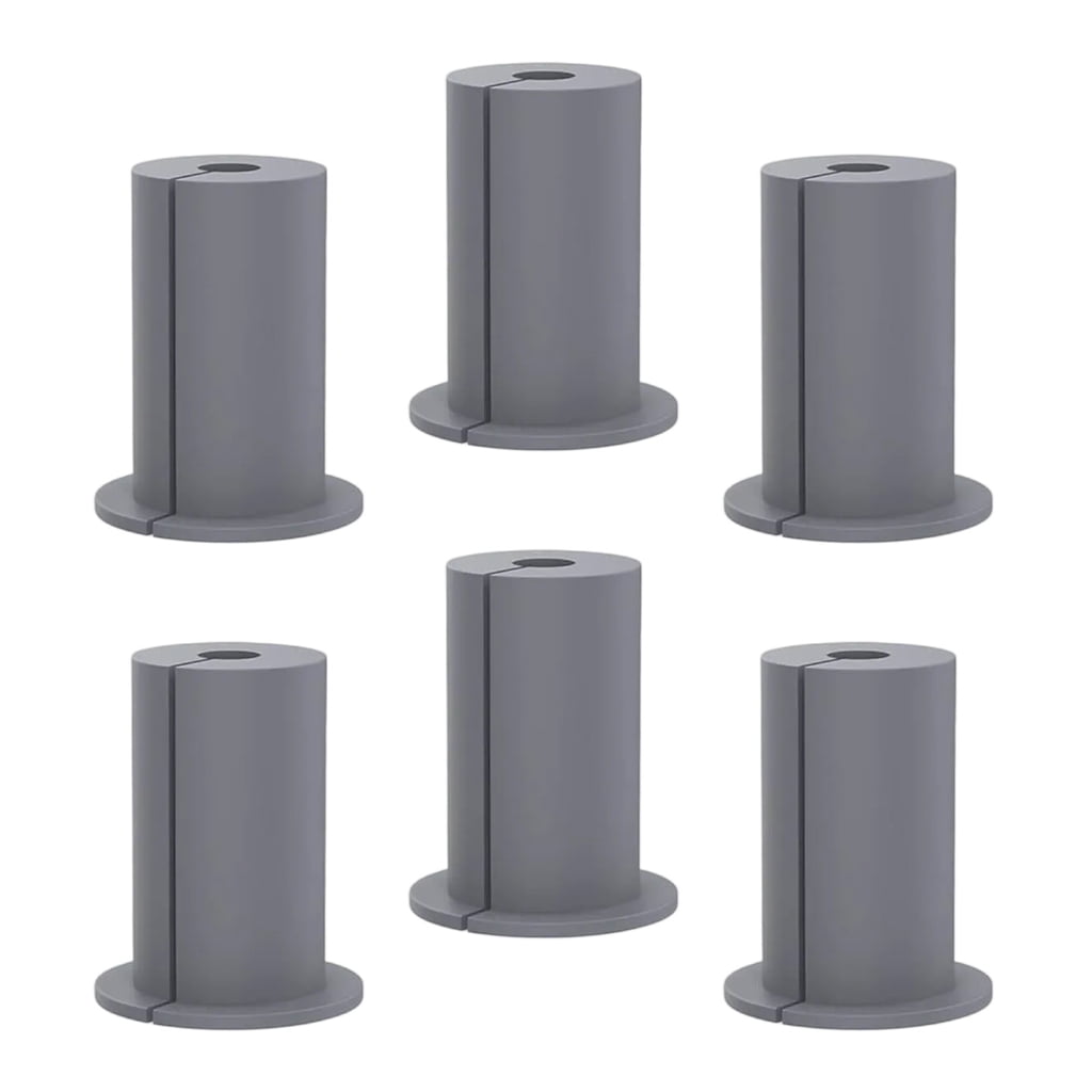 6Pcs Rubber Cable Routing Protective Sleeve Furniture Wall Hole Bushing ...