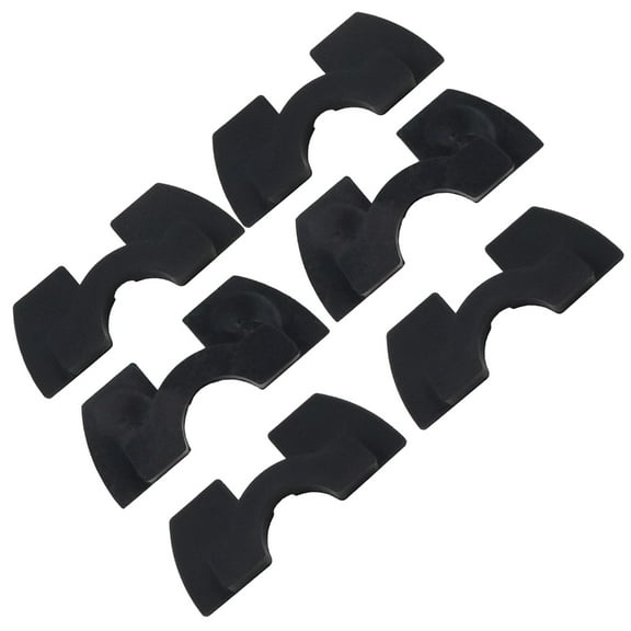 6Pcs Rubber Damping Cushions Spacer Vibrations Damper Electric Scooter Shake Reducers Front Fork Damping Rubber Pad