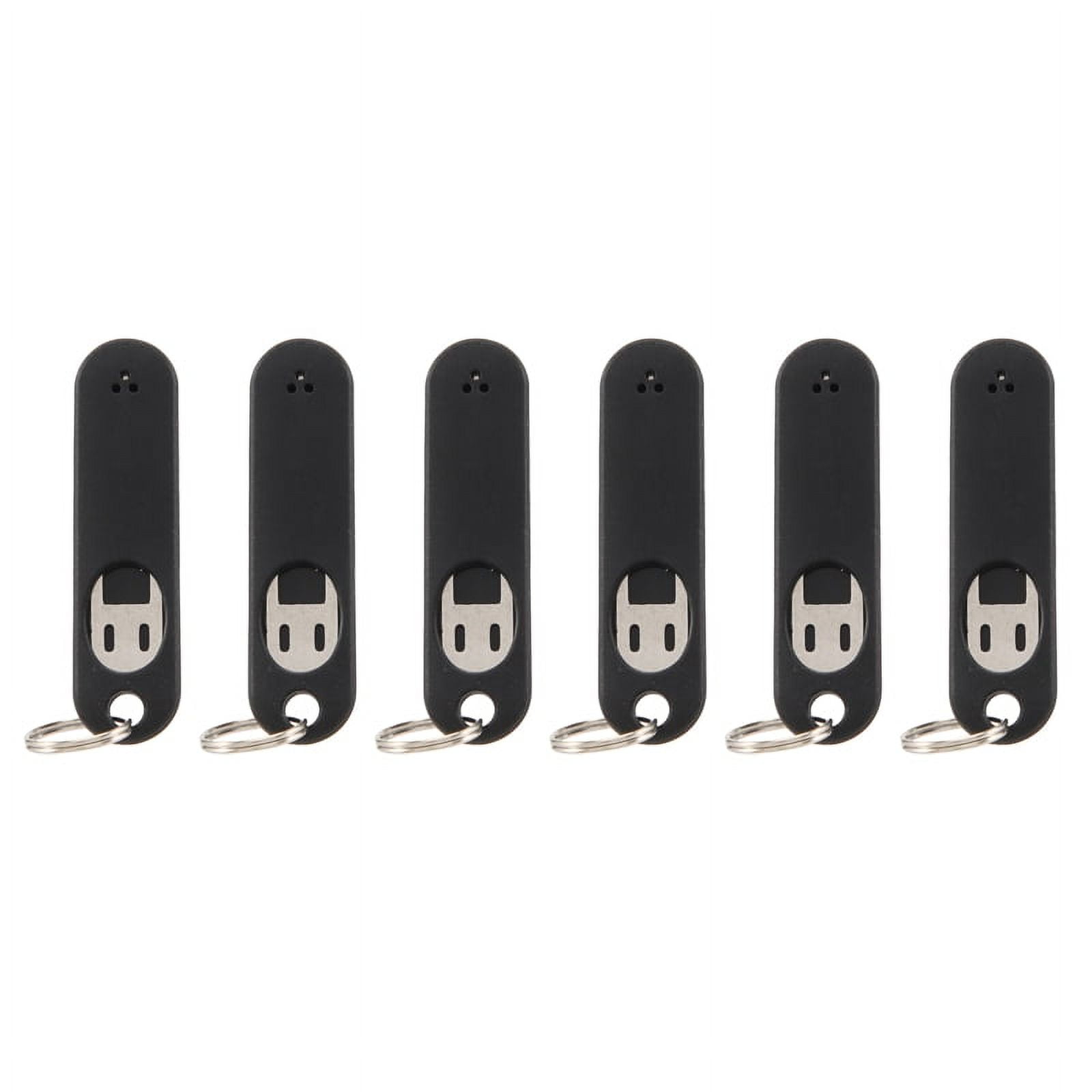 6Pcs SIM Card Removal Tool-Sim Tray Pin Eject Tool Needle Opener Ejector,with Removable Key Chain,Black